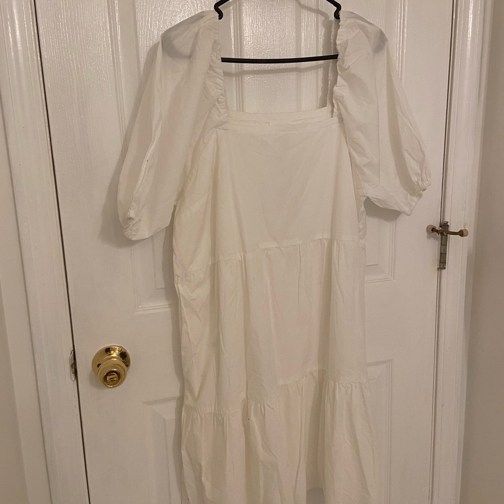 The Drop White Dress